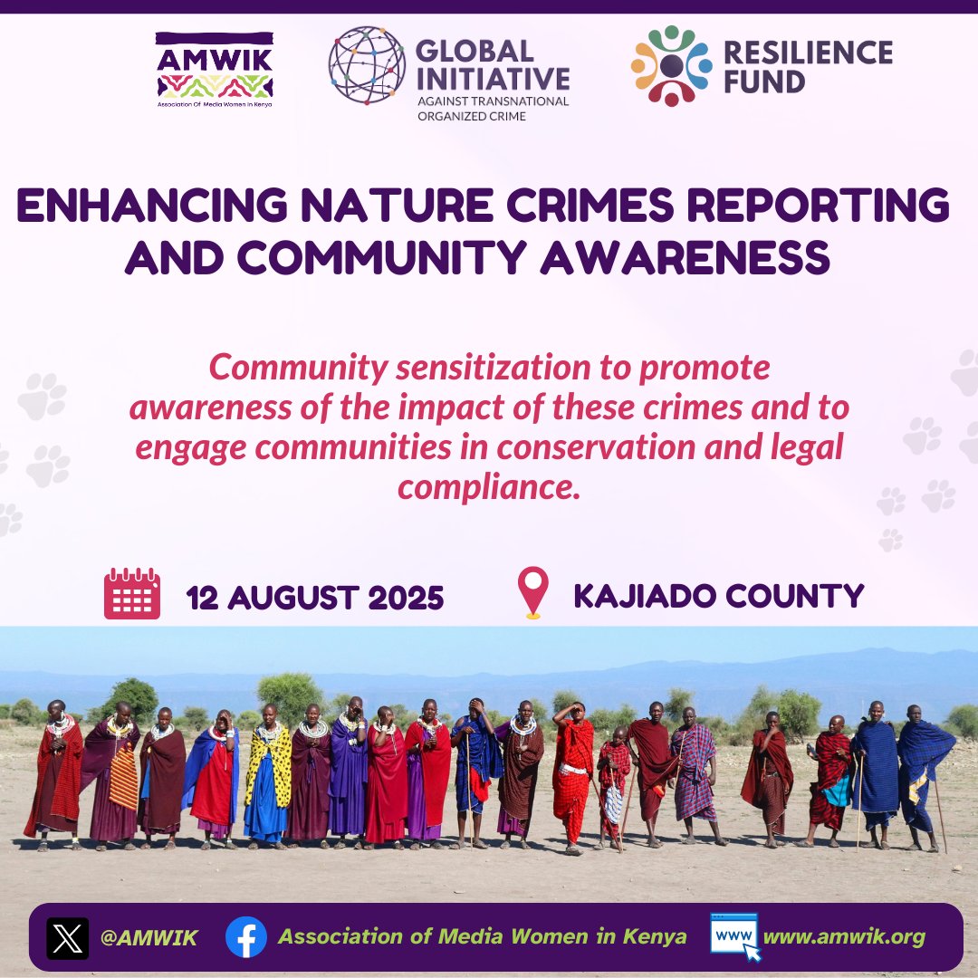 However, many people are unaware of this immense positive impact and, more importantly, how to protect and conserve it. 

<a href="/AMWIK/">Association of Media Women in Kenya</a>, in partnership with the Global Initiative against Transnational Organized Crime-<a href="/GI_TOC/">Global Initiative</a>, is working with stakeholders to empower journalists and