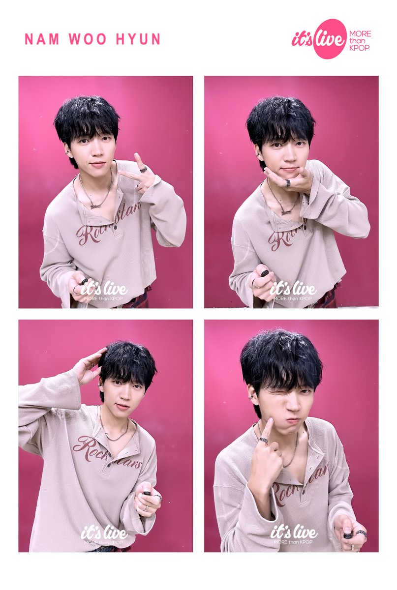 남우현이 추천하는 네컷 포즈!✨
지금 바로 it's Live 틱톡에서 NAM WOO HYUN의 잇라네컷 촬영 영상을 확인하세요💗
▶buly.kr/4biTCuf◀
#itsLive #남우현 #KPOP #잇츠라이브 #잇라네컷 #itsLive4Cut