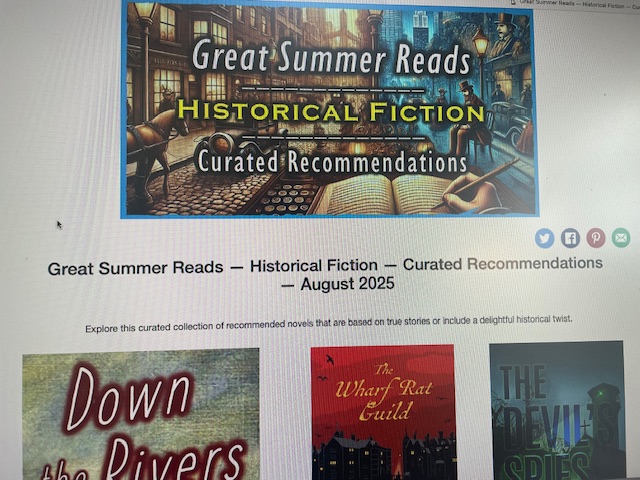Liz Harris (@lizharrisauthor) on Twitter photo GREAT SUMMER READS: HISTORICAL FICTION A wide range of historical fiction, mystery & suspense, historical mystery, and Young Adult historical, a list which includes HANOI SPRING. Scroll down and find your next good book to read. books.bookfunnel.com/summerhistoric… #TuesNews <a href="/RNAtweets/">Romantic Novelists' Association</a> GREAT SUMMER READS: HISTORICAL FICTION A wide range of historical fiction, mystery & suspense, historical mystery, and Young Adult historical, a list which includes HANOI SPRING. Scroll down and find your next good book to read. books.bookfunnel.com/summerhistoric… #TuesNews <a href="/RNAtweets/">Romantic Novelists' Association</a>
