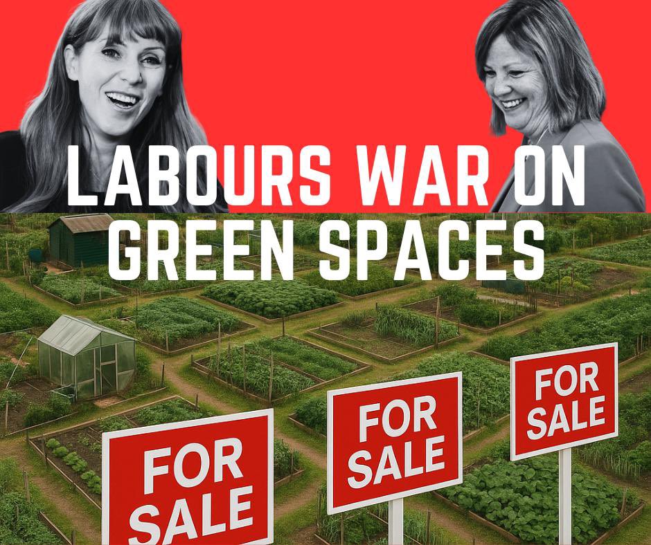 Lewis4Tynemouth's tweet image. Labour’s Housing Secretary Angela Rayner has okayed selling allotment sites in England. In North Tyneside, 2,300+ residents wait years for plots. Our allotments are under threat — the Mayor must rule out sell-offs now! #ProtectAllotments #Tynemouth #ConservativeValues