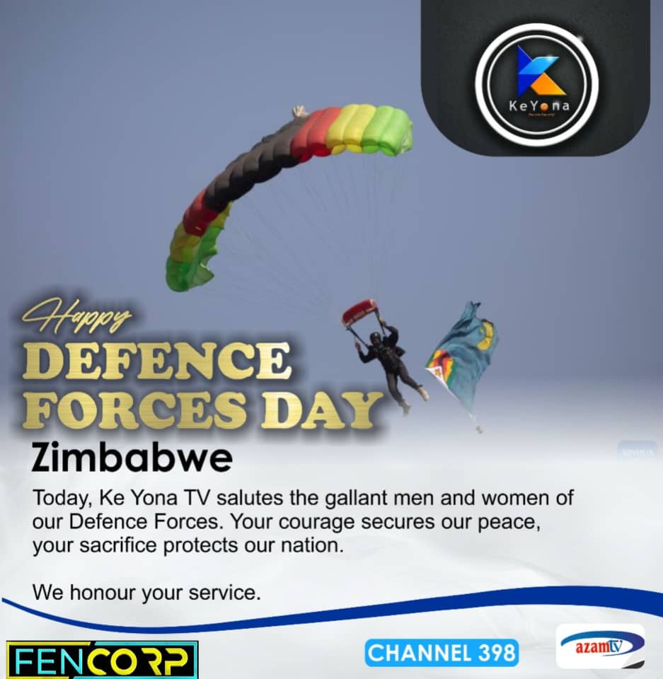 KeyonaTv's tweet photo. Happy Defence Forces Day to the brave men and women who protect our nation and those who serve the nation in secret. We salute your courage, dedication, and service. #DefenceForcesDay #Zimbabwe #KeYonaTV #AzamTV #FencorpGlobal
#EddBranson
@azamtvzw https://t.co/DiI0NU8tMt