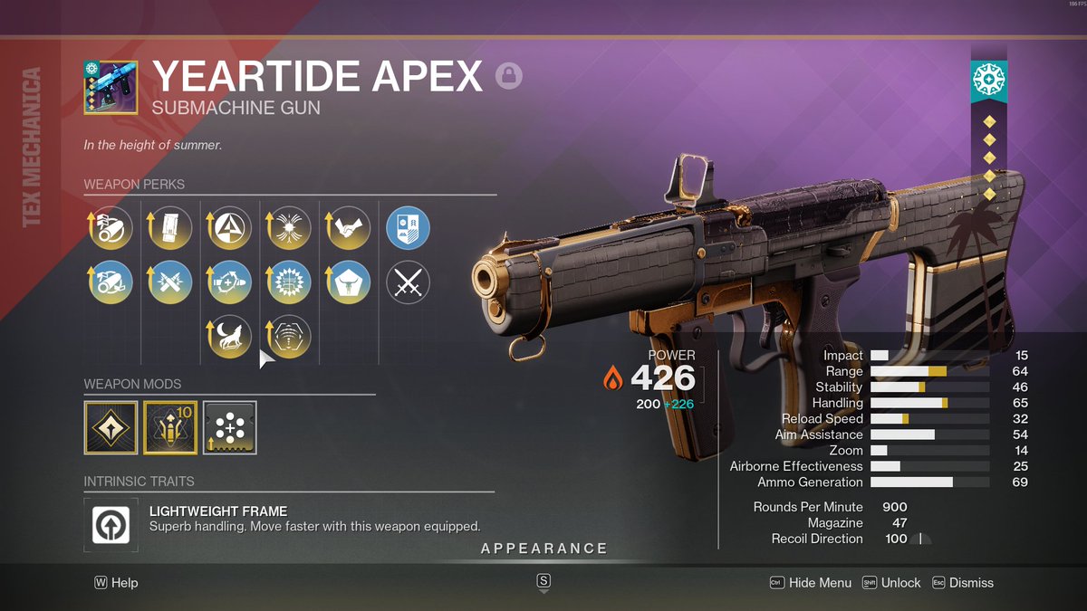 Cyth_'s tweet image. 7/7 t5 Vault space roll