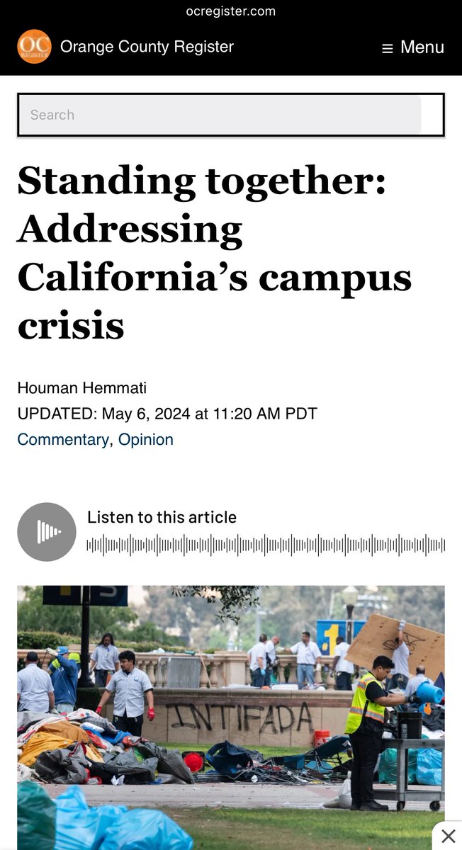 Houman David Hemmati, MD, PhD (@houmanhemmati) on Twitter photo Hey <a href="/GavinNewsom/">Gavin Newsom</a> you have NO leg to stand on when you claim you were blindsided by the administration’s findings of antisemitism at @ucla — actually, YOU are a UC REGENT & you APPOINTED many of the regents.
Read my OpEd in <a href="/SoCalOpinion/">SCNG Opinion</a> 👇 where I WARNED you about this in plain Hey <a href="/GavinNewsom/">Gavin Newsom</a> you have NO leg to stand on when you claim you were blindsided by the administration’s findings of antisemitism at @ucla — actually, YOU are a UC REGENT & you APPOINTED many of the regents.
Read my OpEd in <a href="/SoCalOpinion/">SCNG Opinion</a> 👇 where I WARNED you about this in plain