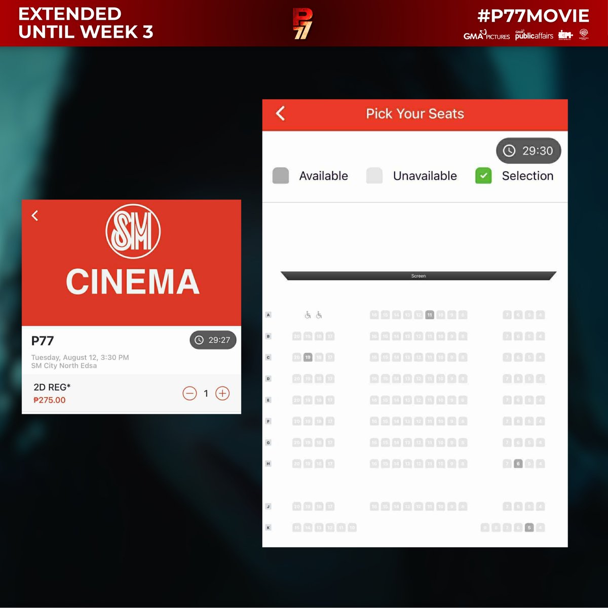 GMAPictures's tweet photo. ANOTHER FULL HOUSE SCREENING! 🎉

Walang hanggang pasasalamat sa pagsuporta kina Luna at Jonas!

Puwedeng-puwede pa pong manood sa mga sinehan dahil extended kami for a 3rd week 🥹

🎟️ SM CINEMA SPECIAL TICKET PRICE
*For 2D Cinemas Only
P275 Metro Manila
P230 Provincial https://t.co/qFf2r4VQrD