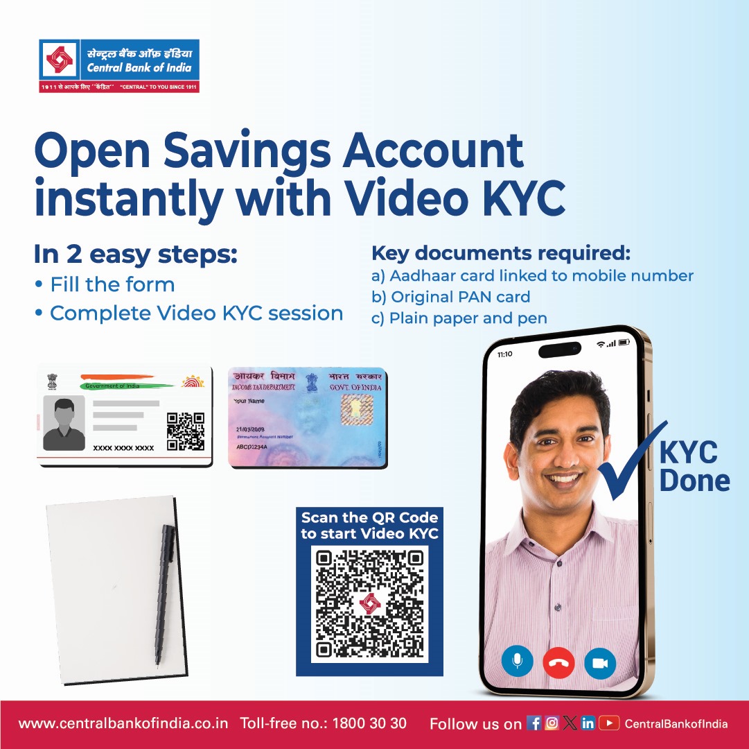 Ranjan_162's tweet photo. @centralbank_in 
What is the point of Video KYC if I have to visit the home branch AGAIN and submit hard copies before account can be operational ?

Tho ad says - 

"Open your Savings Account instantly with Video KYC! 📲💳 No branch visits, just 2 easy steps" https://t.co/Y9fmFwkeqp