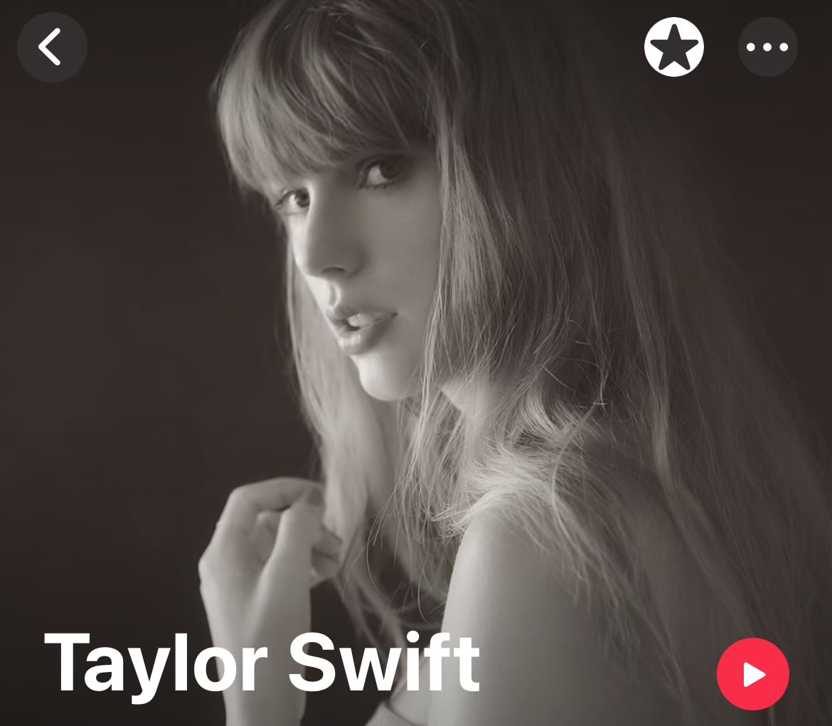 TAYLOR PLEASE UPDATE YOUR APPLE MUSIC PROFILE 😭😭