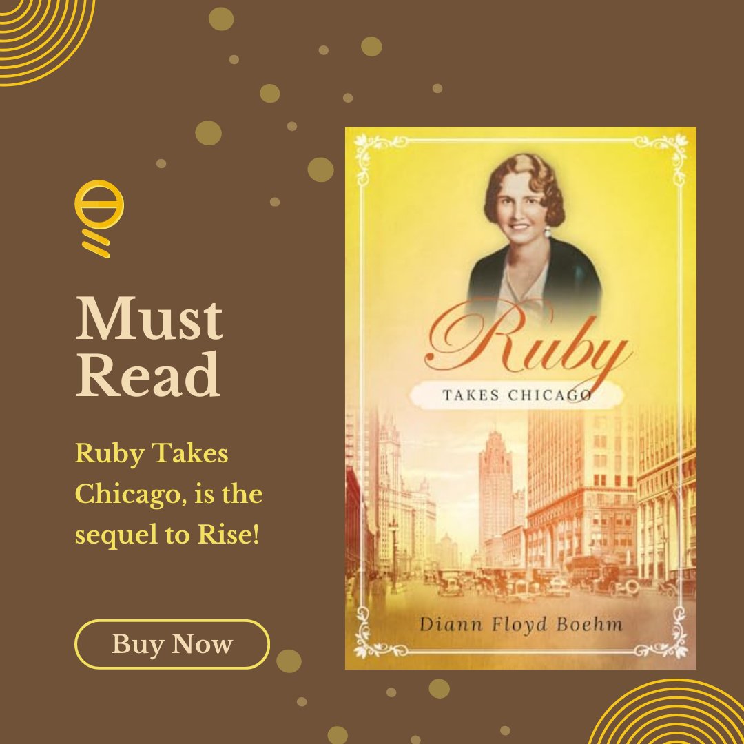 It's now the 1920s, and a young Ruby Dinsmore leaves her hometown of Oilton, Oklahoma and heads for Chicago to make her dreams come true.

#MustRead #Sequel #Fiction #HistoricalFiction #HistoricalTale
<a href="/diannfloydboehm/">Diann Floyd Boehm</a>