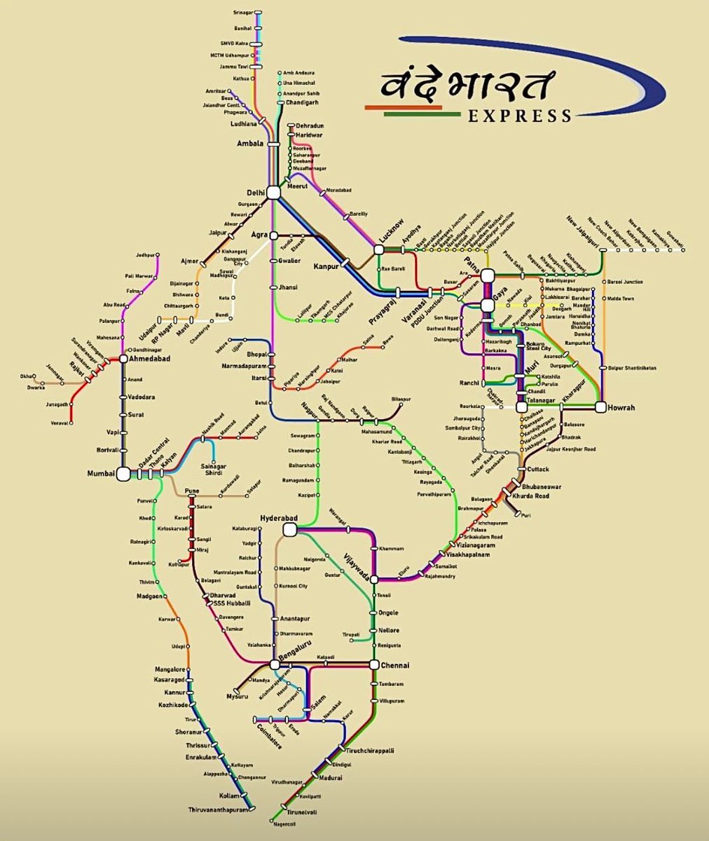 Amitabh Kant (@amitabhk87) on Twitter photo From Kashmir to Kanyakumari, Vande Bharat is stitching India together, one track at a time! Unique ! <a href="/narendramodi/">Narendra Modi</a> <a href="/AshwiniVaishnaw/">Ashwini Vaishnaw</a> From Kashmir to Kanyakumari, Vande Bharat is stitching India together, one track at a time! Unique ! <a href="/narendramodi/">Narendra Modi</a> <a href="/AshwiniVaishnaw/">Ashwini Vaishnaw</a>