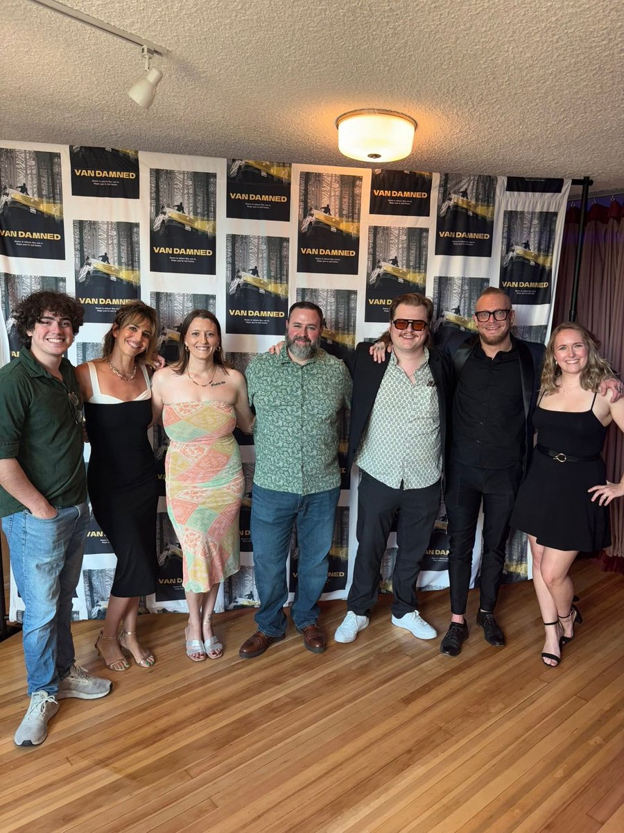 'Van Damned' movie premiere. Can't wait for you all to see this movie. What a fun night. Love this team and cast. Congrats to all involved. Had a lot of fun filming this #comedy #HorrorCommunity #film #actorslife 

Trailer 
youtu.be/xITF3LVB3ko?si…