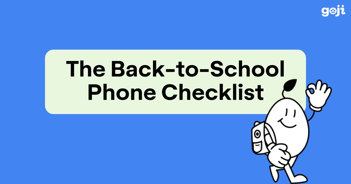 Don’t miss our back-to-school phone checklist—featuring tips on finding the best plan, using Goji’s new phone shopping tool, and saving with student discounts.

👉 gojimobile.com/blog/back-to-s…

#BackToSchool #BestPhonePlans #Goji