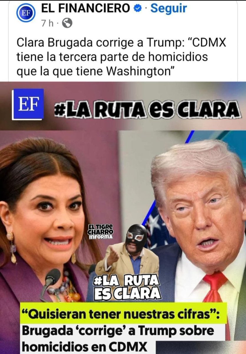 El Tigre Charro Oficial (@tigrecharro1973) on Twitter photo Quisiera <a href="/POTUS/">President Donald J. Trump</a> tener nuestras cifras a la baja de nuestro <a href="/GobCDMX/">Gobierno de la Ciudad de México</a> en Homicidios NOSOTROS ATENDEMOS LAS CAUSAS QUE ORIGINAN LA VIOLENCIA. El Humanismo Mexicano da resultados #LaRutaEsClara Quisiera <a href="/POTUS/">President Donald J. Trump</a> tener nuestras cifras a la baja de nuestro <a href="/GobCDMX/">Gobierno de la Ciudad de México</a> en Homicidios NOSOTROS ATENDEMOS LAS CAUSAS QUE ORIGINAN LA VIOLENCIA. El Humanismo Mexicano da resultados #LaRutaEsClara