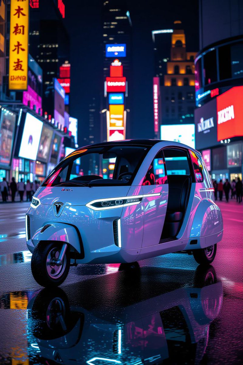 Gisn1's tweet photo. @Tesla when bangkok tuktuk? Model T https://t.co/9TwPGjbLcm
