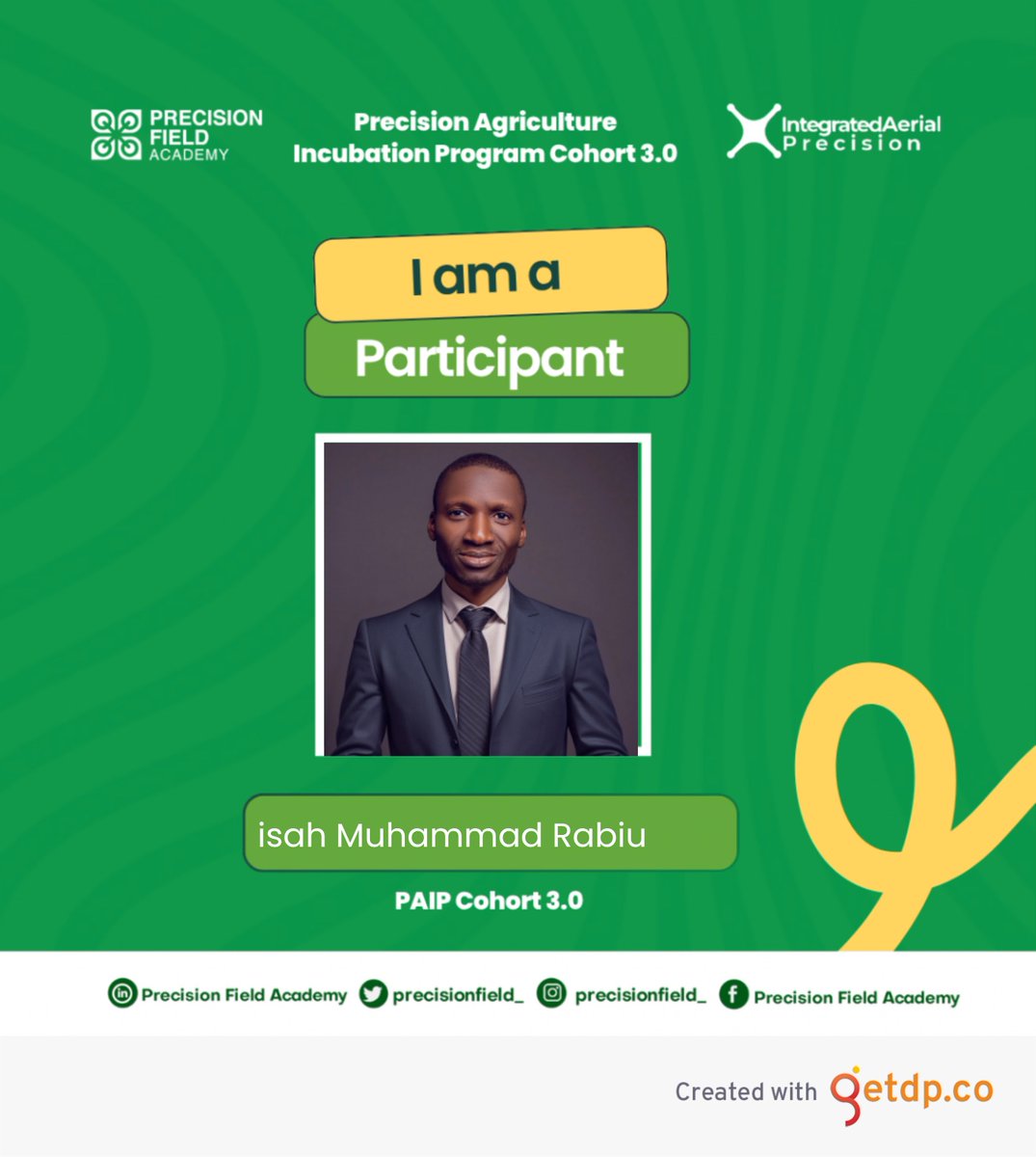 IsahMuhammadRa3's tweet photo. Loving my #PAIPCohort3.0 experience 🚜
Learning how AI, IoT &amp; Remote Sensing are transforming farming 🌱
#MyPAIPjourney #AgriTech #SmartAgriculture https://t.co/Kj8CCxET95