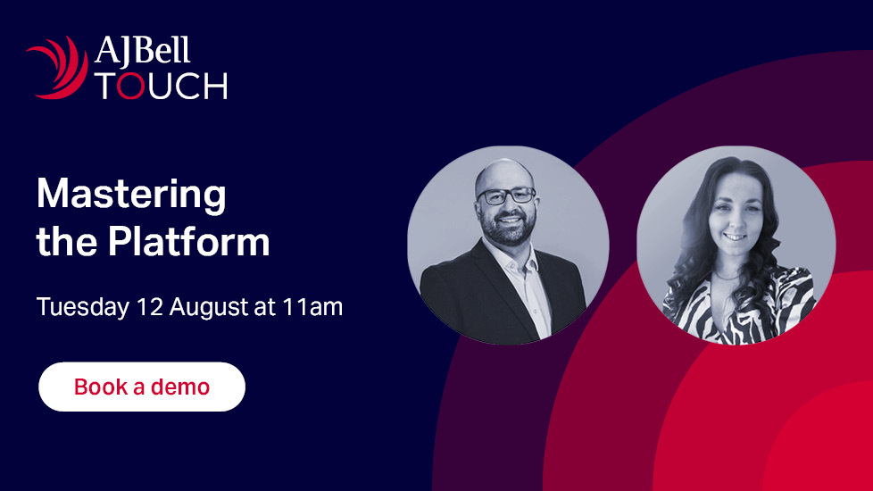 ajbell_touch's tweet photo. 🚨Join us from 11am for a walkthrough of AJ Bell Touch!

See how our investment platform:
☑️ Removes friction
☑️ Speeds up processes
☑️ Helps you seamlessly engage with your clients

Start optimising your time: https://t.co/Ina3xMBozK https://t.co/gIcMFegOom