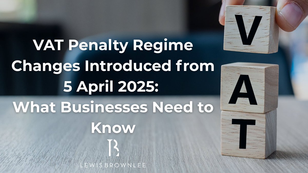 🚨 The VAT penalty regime changed from 5 April 2025! Don’t get caught out by higher late payment &amp; submission charges.

Find out what’s changed &amp; how to stay compliant. 🧾

#VAT #HMRC #UKTax #VATPenalties #AccountingHelp

🔗 zurl.co/KQ2OW