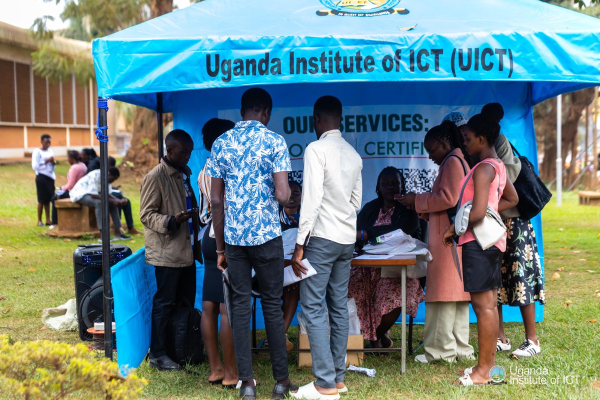 UICTug's tweet photo. #GoodMorningXFriends - Admissions for the August 2025 intake at UICT are in full gear! Picking up of admission letters started yesterday at our Nakawa campus. 📍 Join the next generation of ICT innovators- secure your place today! 
#Admissions2025 #DigitalTransformation https://t.co/8JCpgYR4UR