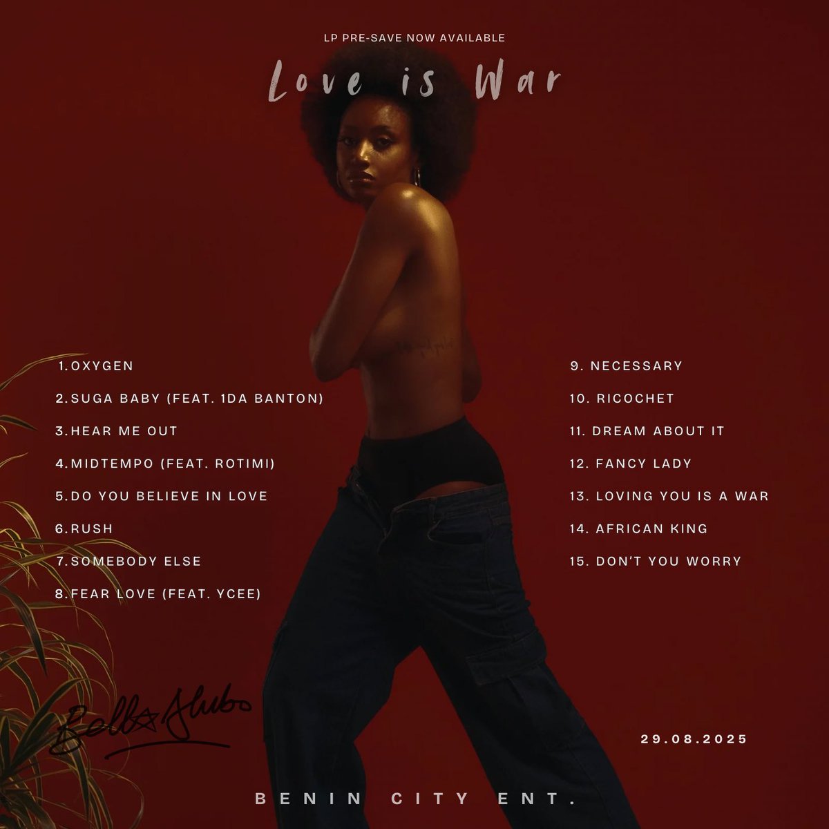 LOVE IS WAR 
❤️‍🩹
29.08.25

sparta.ffm.to/love-is-war