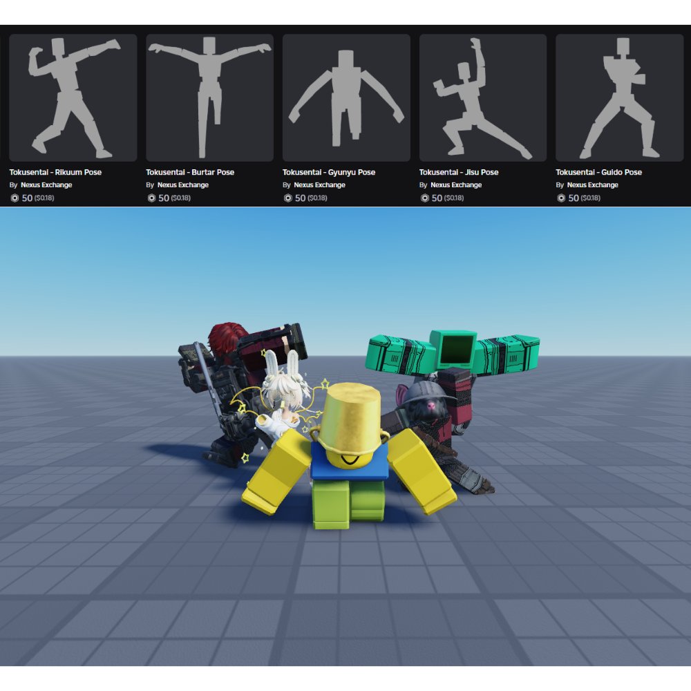 RegalChalice's tweet image. We spent 5 upload slots on this.

Worth it

roblox.com/catalog?Keywor…

#Roblox #RobloxUGC #RobloxEmotes