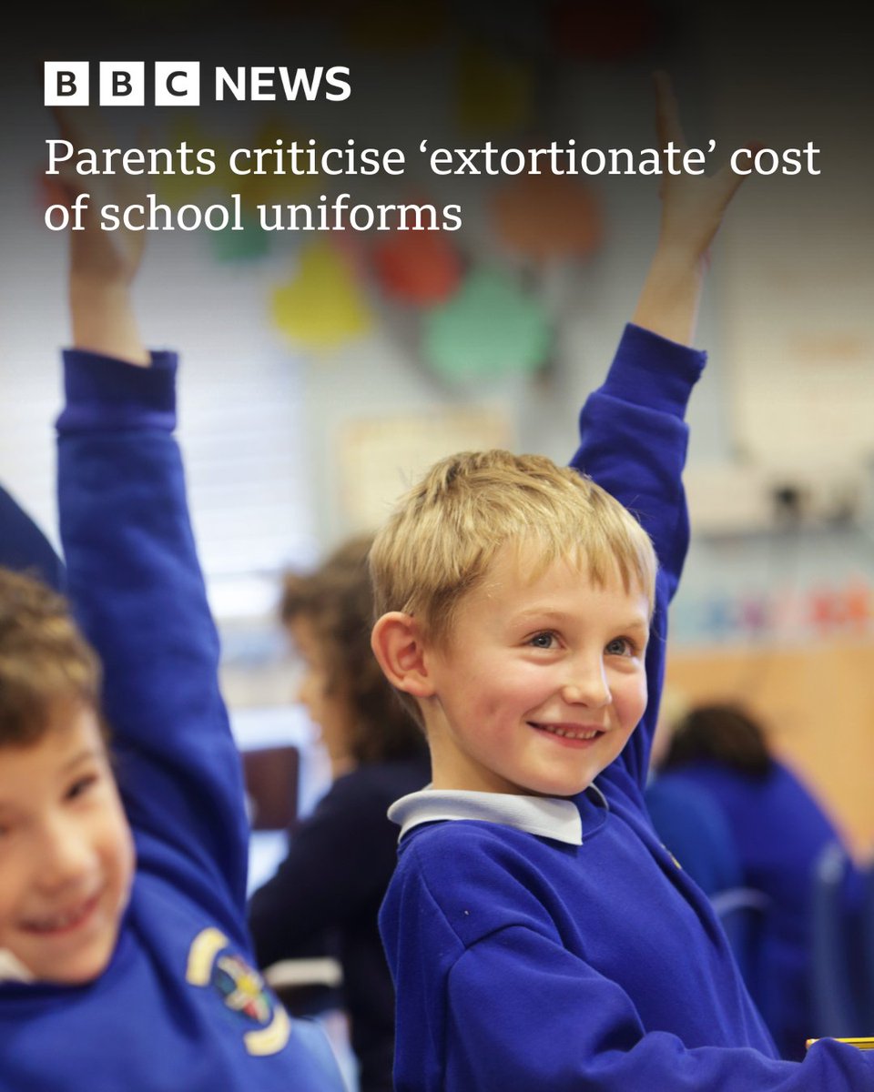 looknorthBBC's tweet photo. Nearly 4 in 10 parents say they’re struggling to afford mandatory uniforms and PE kits, with some starting to save at Christmas for the next school year. Read more: https://t.co/wyVW93x1Wr https://t.co/D9xRNYG83u