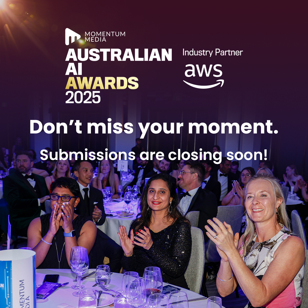 Time is running out! Nominations for the Australian AI Awards 2025 close 5:30pm AEST, Thursday 14 August. 

Be recognised as one of the outstanding individuals and businesses shaping AI’s future. Enter now: bit.ly/46GF1Lu  

#recognition #technology