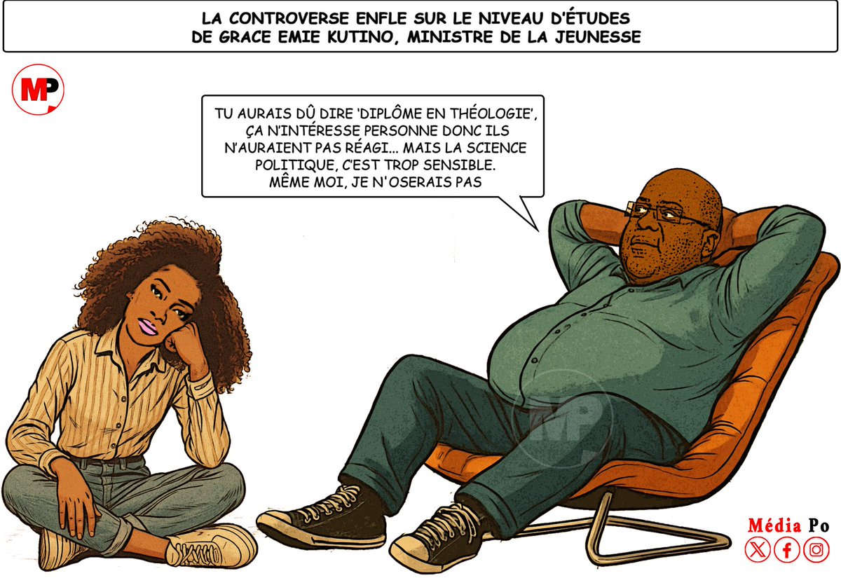 À peine nommée ministre de la Jeunesse, Grâce Emile Kutino se retrouve sous le feu des critiques. Son affirmation selon laquelle elle serait titulaire d’une licence en sciences politiques de l’Université Paris-Est Créteil est contestée par de nombreuses voix, qui pointent des