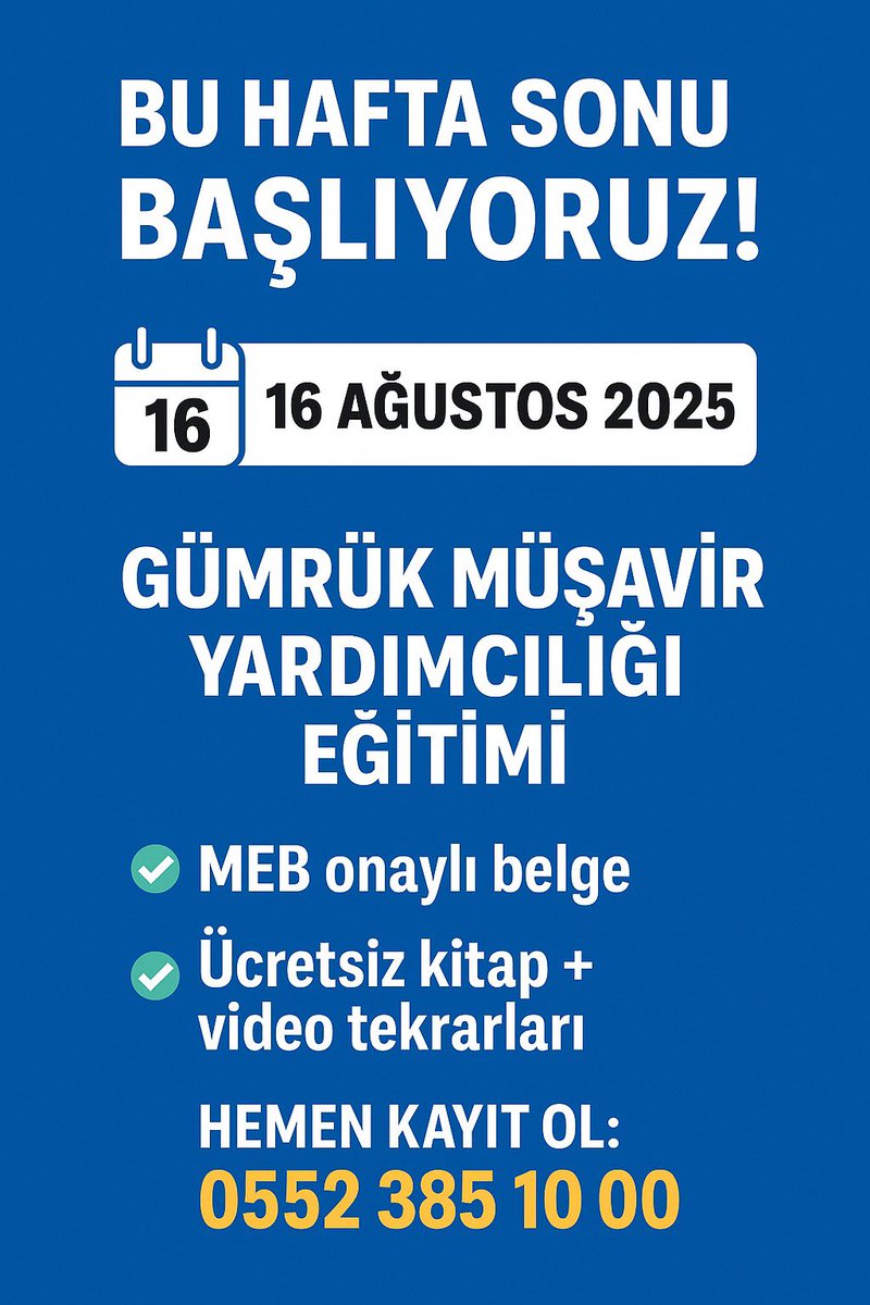 KTGEgitim's tweet photo. Kayıt olmak için: 
https://t.co/fS8l4T99Du

#gümrük  #gümrükmüşaviryardımcılığı #eğitim #KTG https://t.co/B79dgsI0v9