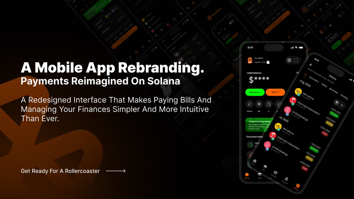 tengen_design's tweet photo. My submission for the @SuperteamEarn @airbillspay mobile app redesign challenge.
Airbillpay needed a  for a simpler, and faster for making bill payments and wallet management easy for everyday payments. After weeks of research I finally came up with something. A thread 🧵 🧵 https://t.co/YYk3ZRnRMp