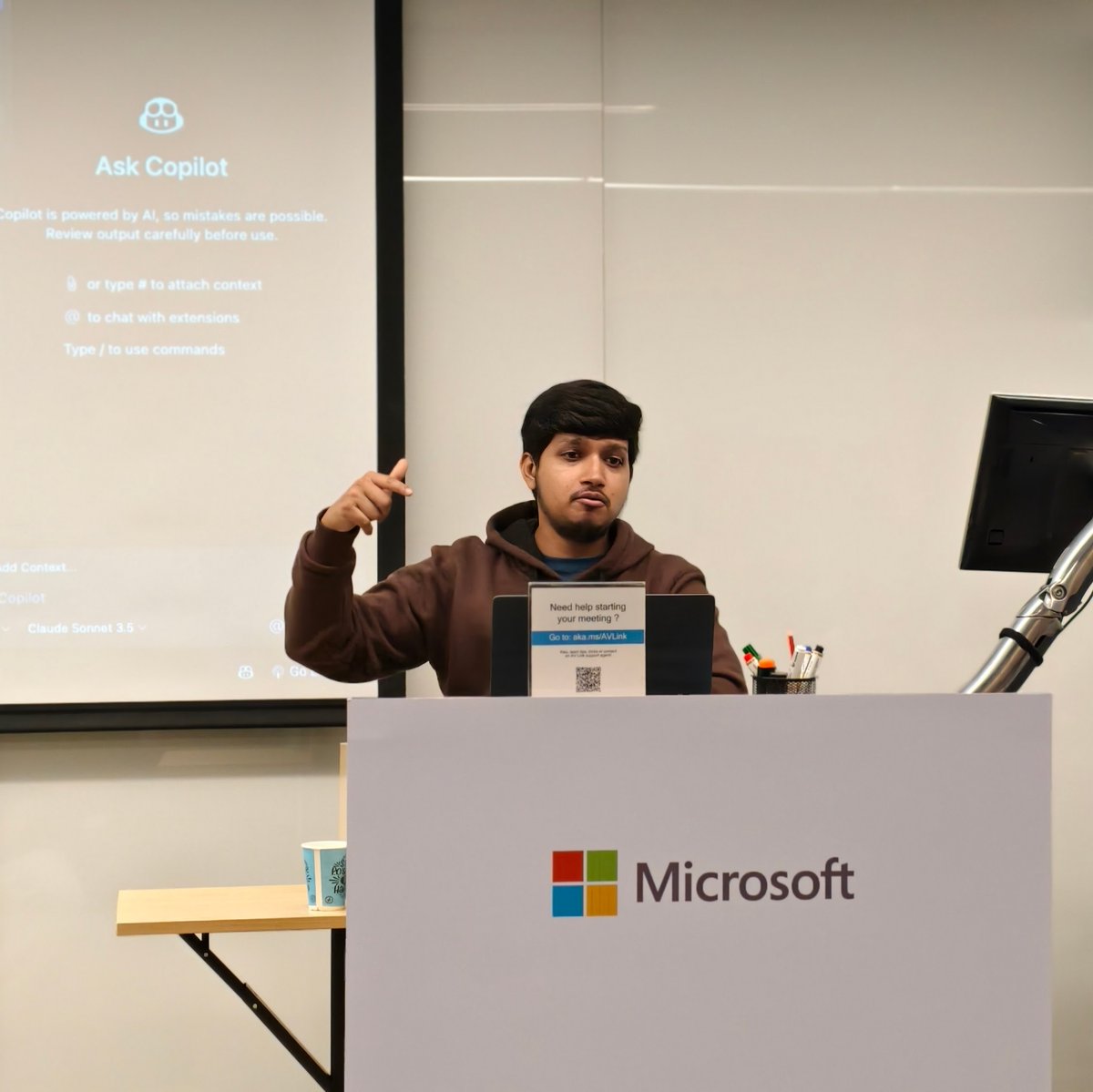 GitHub Copilot secrets I shared in my recent workshop?

Not really… title is just clickbait. But I did get to run a hands-on <a href="/github/">GitHub</a> Copilot workshop recently.

Last month at GitTogether Mumbai, I stepped in as the Speaker, in addition to being the organiser. We explored how to