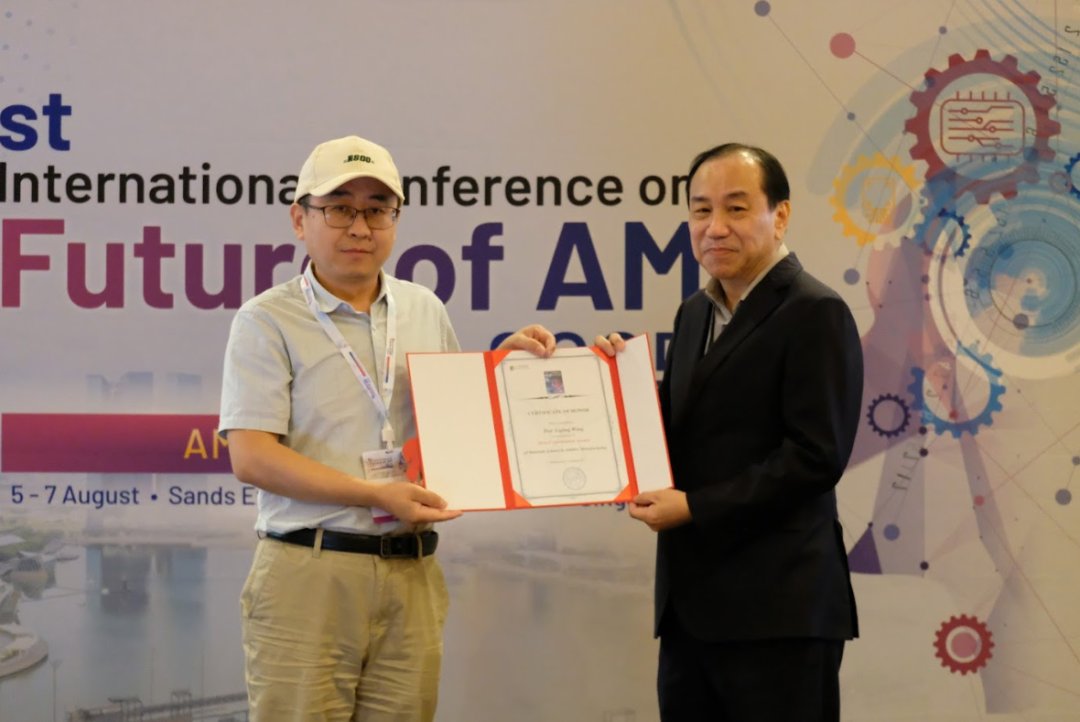 MSAM_ASP's tweet photo. 🏆 Congrats to MSAM awardees at #FutureAM!

✨ 10th Anniversary Special Recognition – Prof. Chua Chee Kai 
🌟 Best Contribution – Prof. Wang Liqiang，Prof. Swee Leong Sing
📈 Highly Cited Paper – Dr. Sun Jingjia 

#AdditiveManufacturing #MaterialsScience #3DPrinting #MSAMjournal https://t.co/6cgvBk1Cze