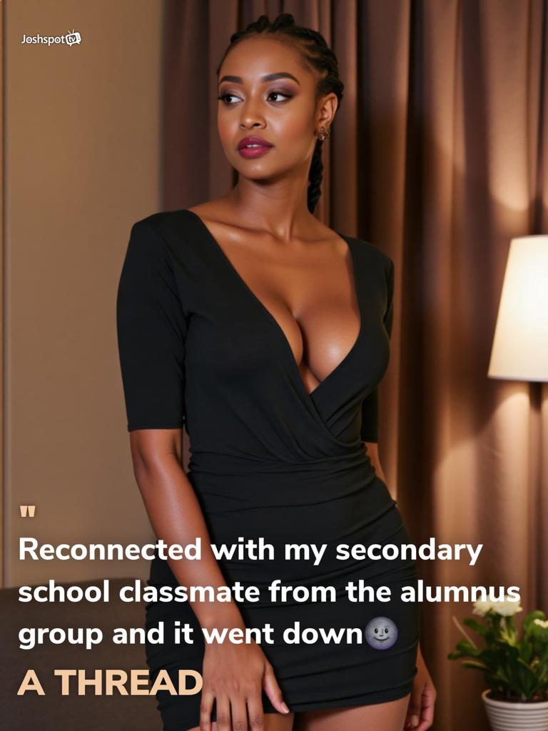 joshspot_tv's tweet image. "Reconnected with my secondary school classmate from the alumnus group and it went down🌚"

A thread 🍿👇