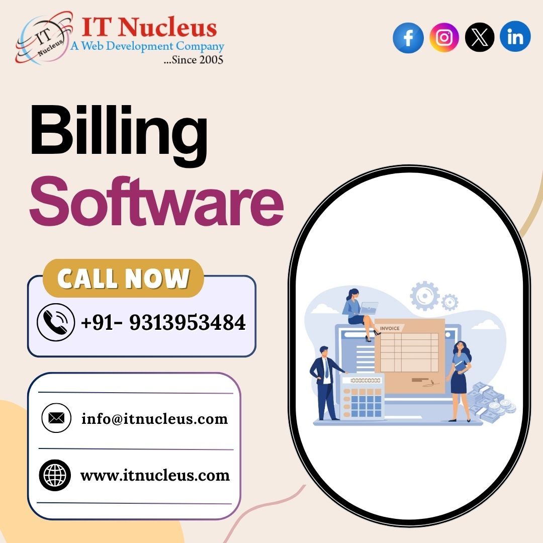 itnucleus's tweet image. Billing Software🧑💻📑
.
.
.
For More Information📱📧🌐
.......
Contact Us: +91-9313953484
Mail Us : info@itnucleus.com
Please Visit: buff.ly/3SMoWtG
.
.
#billingsoftware #gstbillingsoftware #softwaredevelopment