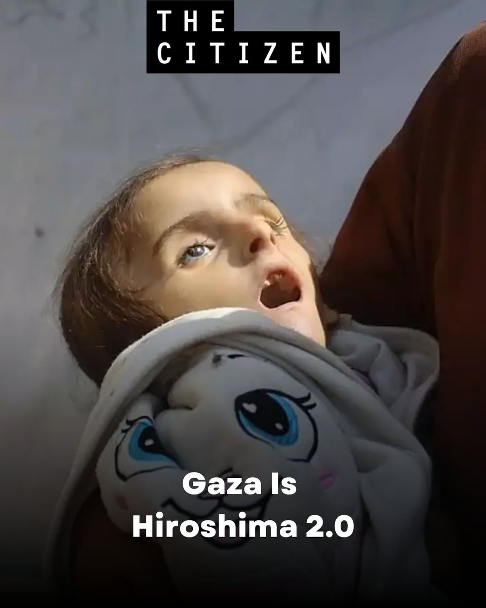 Hiroshima, 1945. Gaza, 2025.
Two cities vaporized — one by the atomic bomb, the other by 80,000+ tons of U.S.-made explosives.
Dr. Maung Zarni on Gaza as Hiroshima 2.0:
🔗 thecitizen.in/opinion/gaza-i…
#Gaza #Hiroshima #Genocide #Palestine