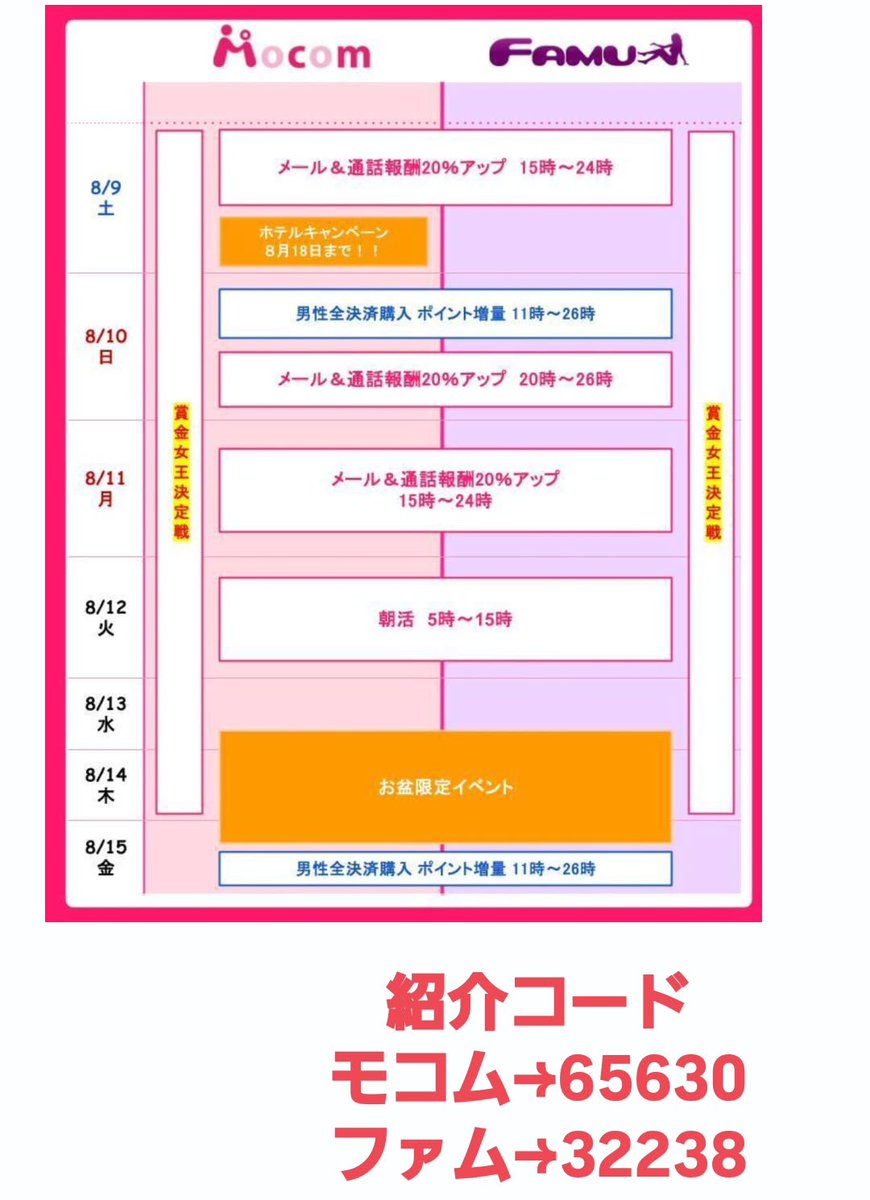 ・子供さんを預けながら夜職やっている
・シングルマザーで倒れそう
・外に働きにいけない
・元夜職だがもう年齢が…

⇧このような方々からも在宅でできる副業としてメルレやテレフォンレディ人気です😊 24時間お好きな場所で稼働可能！面接なし！即日から働けます！ 

モコム紹介コード【65630】