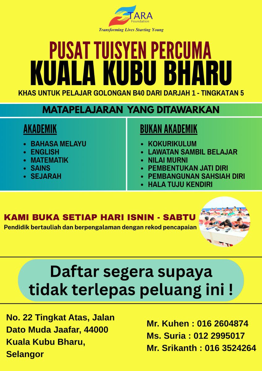 Dr R. Siva Prakash (@dr_r_siva) on Twitter photo Daftar hari ini! Daftar hari ini!