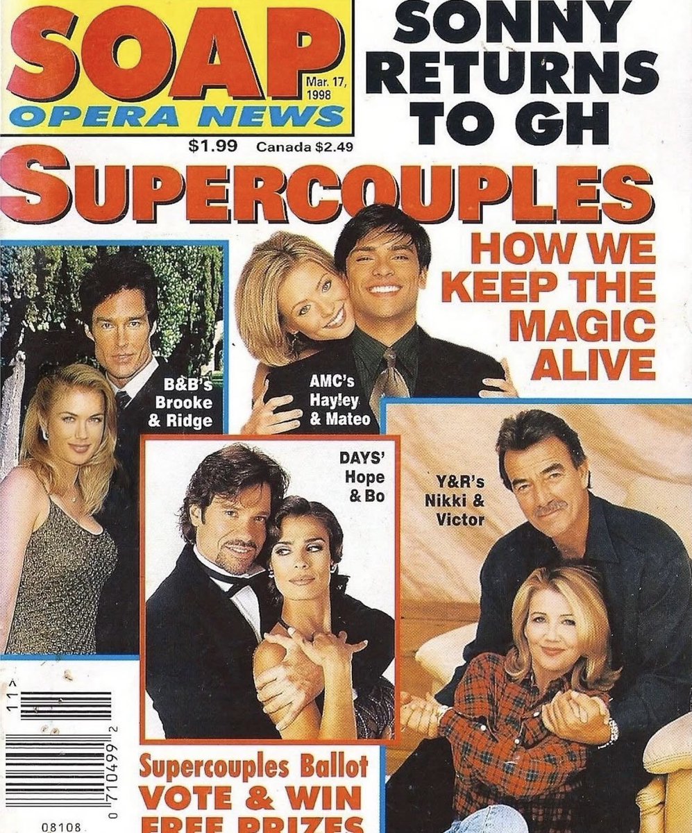 Elenora622844's tweet photo. From 1998 #BoldandBeautiful #supercouples https://t.co/56oohfti5c