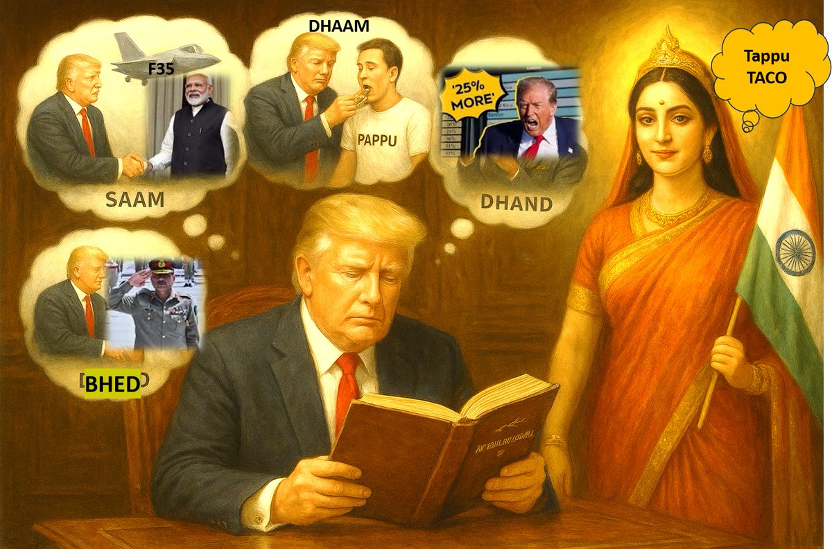 When you read Arthshstra but have no depth to absorb it.
#TACOTrump