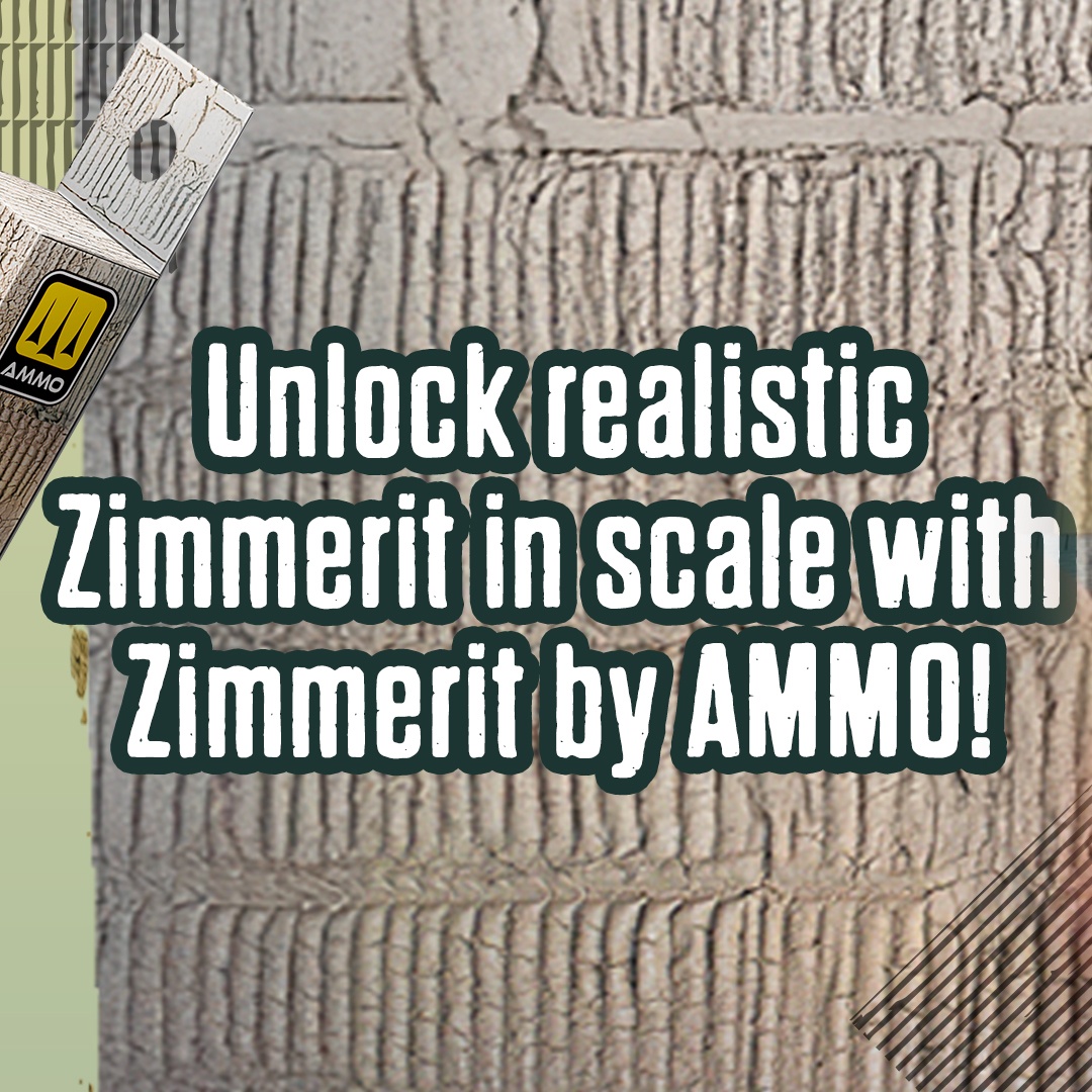 ❓ Want to create realistically chipped Zimmerit on your projects? Click the link and discover how!
⁠👉 bit.ly/4lQl5KU 👈