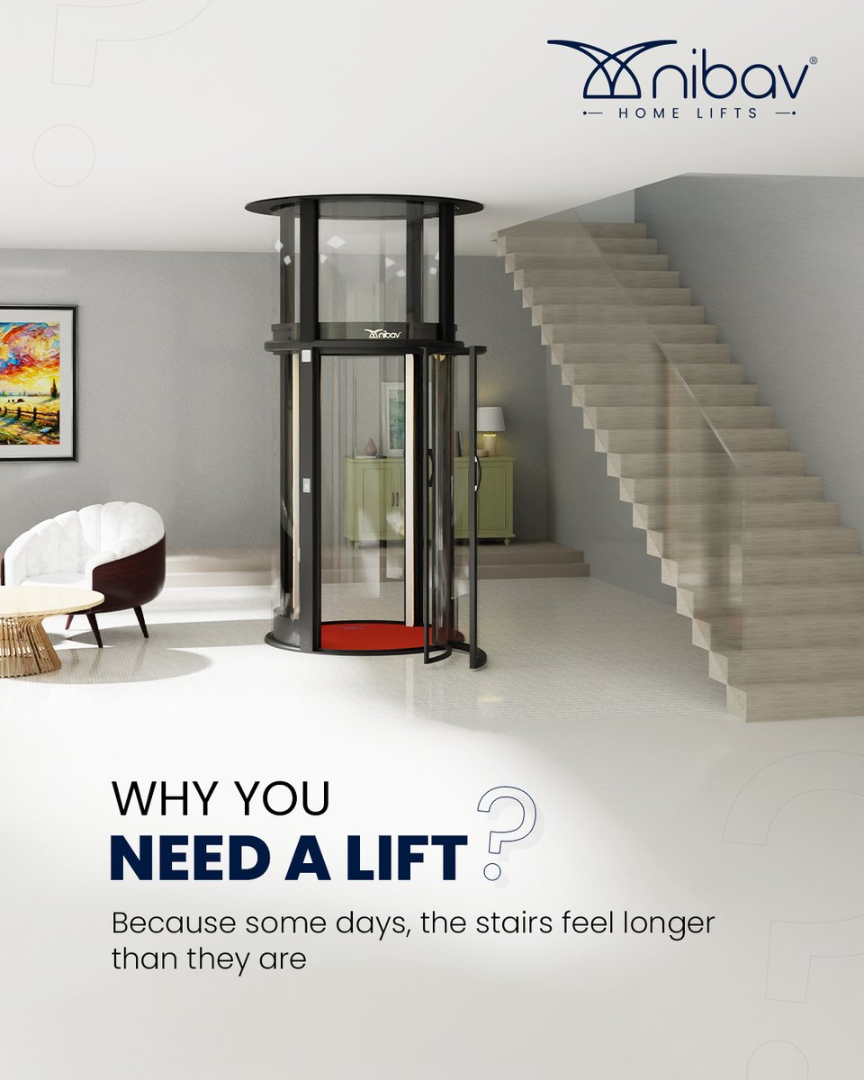 nibavliftskenya's tweet image. Life feels lighter when every floor is just a button away.

From carrying groceries to helping loved ones avoid the stairs, a Nibav Home Lift turns daily challenges into moments of ease, without messy construction or big spaces.

#NibavLiftsKenya #HomeLiftsKenya #CompactLift