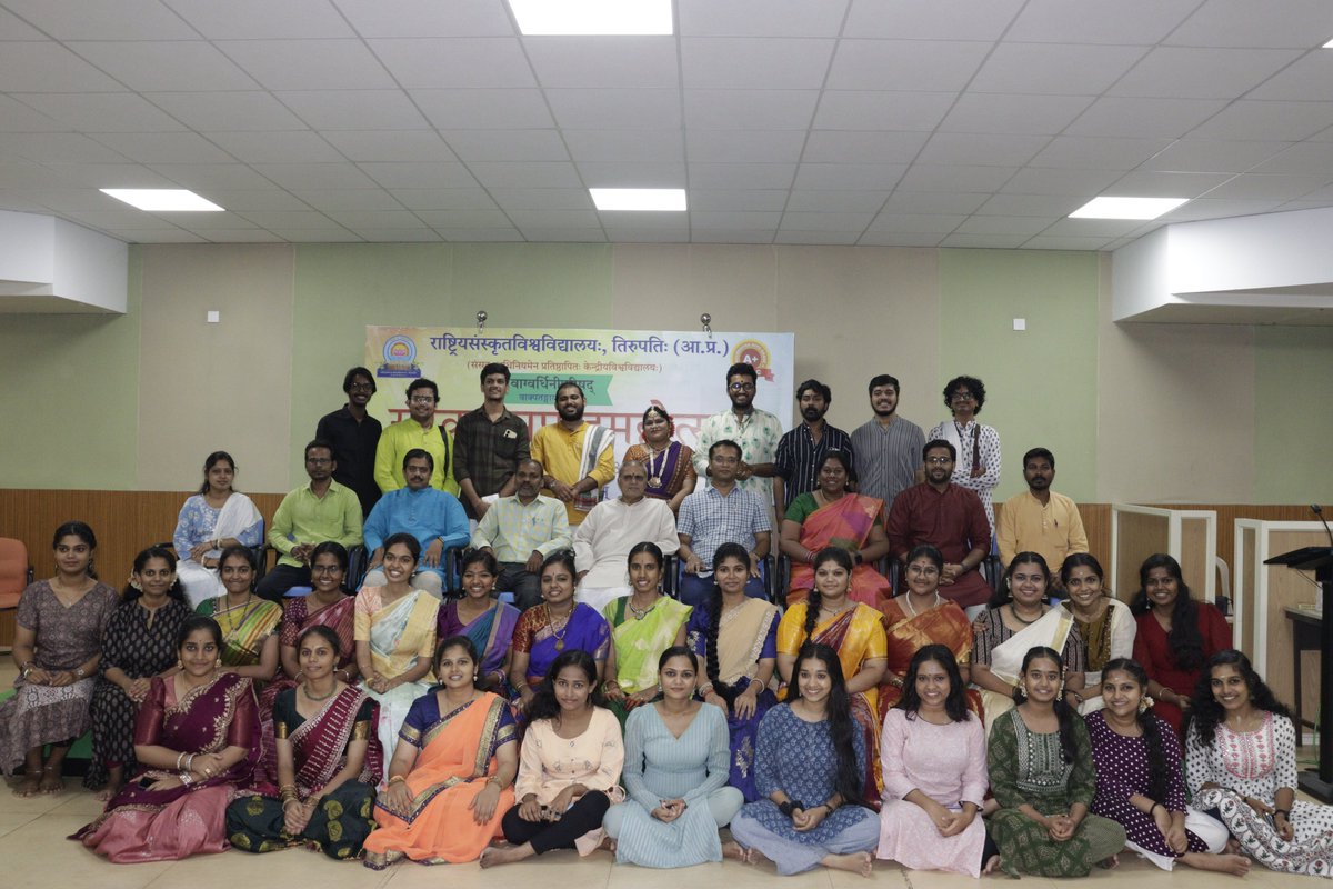National Sanskrit University, Tirupati (@nsutirupati) on Twitter photo The program was coordinated by Dr. K Leena Chandra.
<a href="/CentralSanskrit/">CENTRAL SANSKRIT UNIVERSITY</a> <a href="/slbsnsu/">SLBSNS UNIVERSITY</a> <a href="/vishwavidalaya/">Kavikulaguru Kalidas Sanskrit University NAAC A+</a>
#sanskritweek The program was coordinated by Dr. K Leena Chandra.
<a href="/CentralSanskrit/">CENTRAL SANSKRIT UNIVERSITY</a> <a href="/slbsnsu/">SLBSNS UNIVERSITY</a> <a href="/vishwavidalaya/">Kavikulaguru Kalidas Sanskrit University NAAC A+</a>
#sanskritweek