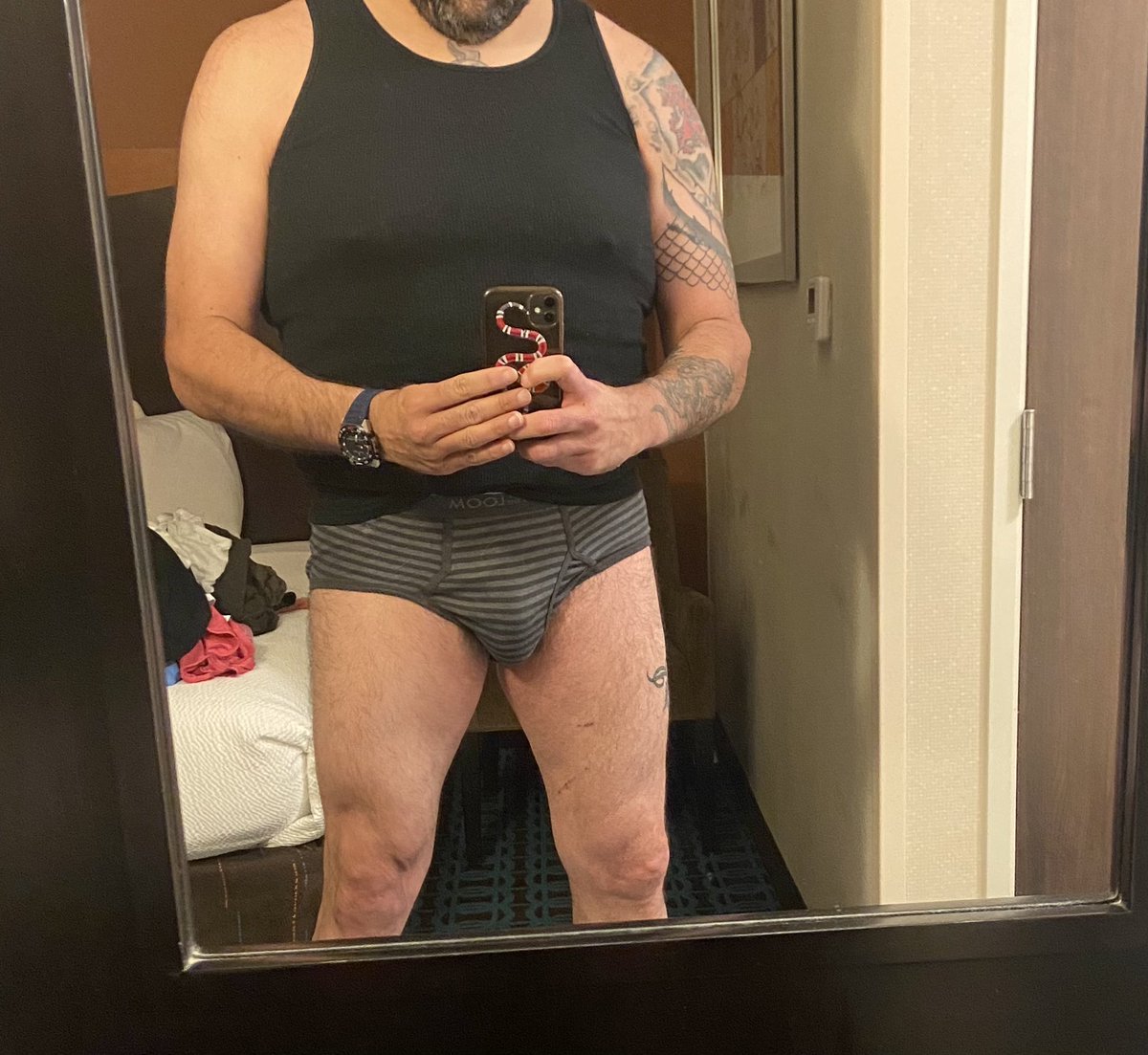 tj78666's tweet photo. Can I wear this to get ice at the hotel? https://t.co/qUgTnVTmAO