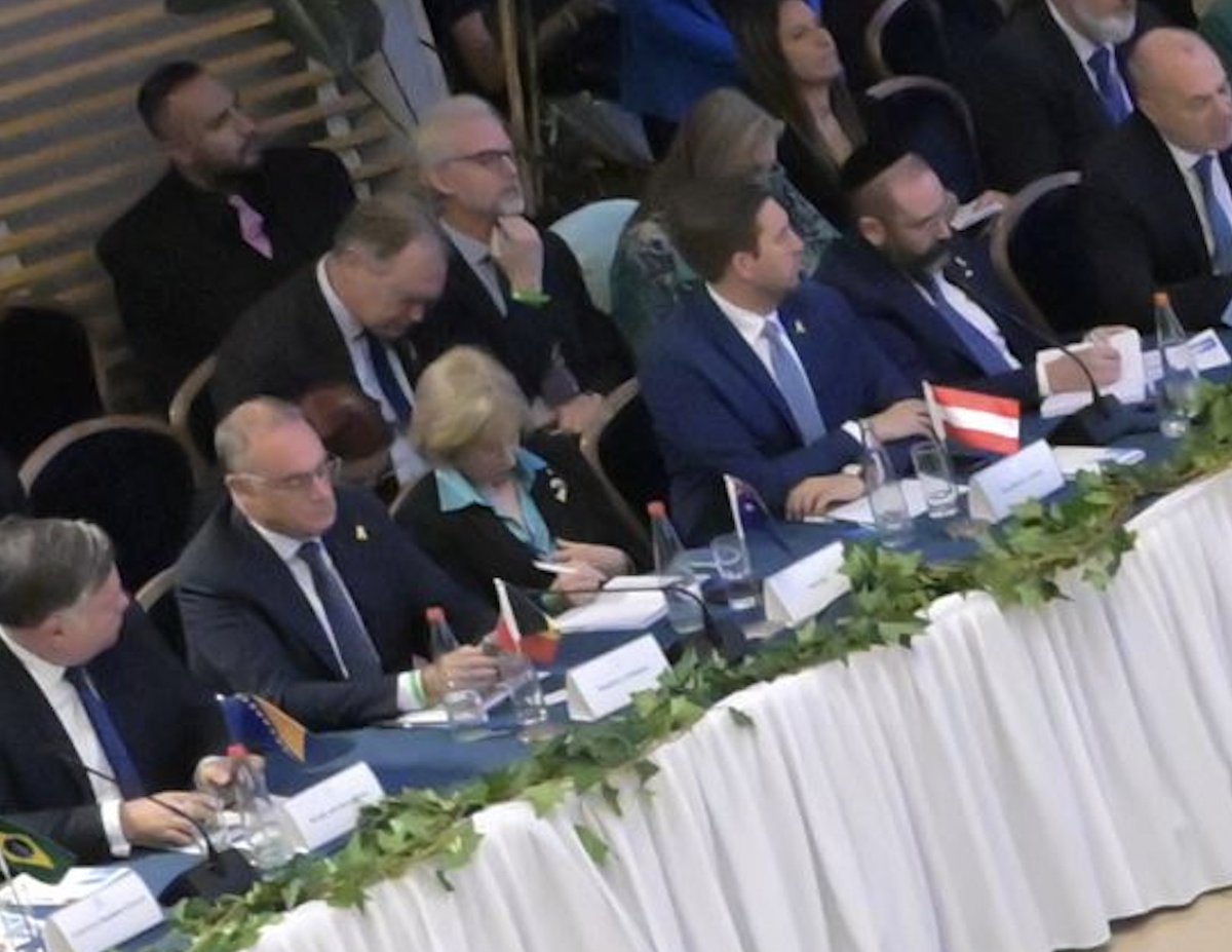 Postcard from Israel (27 May 2025)

Jillian Segal pops up as Aust rep at  Foreign Mins'/IHRA Conf on Combating Antisemitism.

Strange no mention in Aust media..nor by Aus govt.

Netanyahu, Herzog and Sa'ar spoke at conf.

At least the 4th os trip for extra Special Envoy Segal.