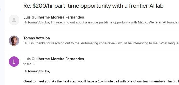 This GPT HR bot? just lost me. It would be very easy to write a prompt that separates name and surname with a space, and would look much more like human interaction. 

Also, create a raport first, a human-like trust, instead of action step → my response → ignored, action step