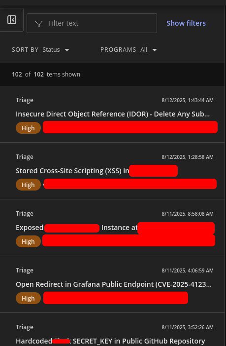 5hady_'s tweet image. Took a short break, but still managed to bag a few high-severity finds while resting 🤝

#BugBounty #InfoSec #HackerLife #intigriti @intigriti