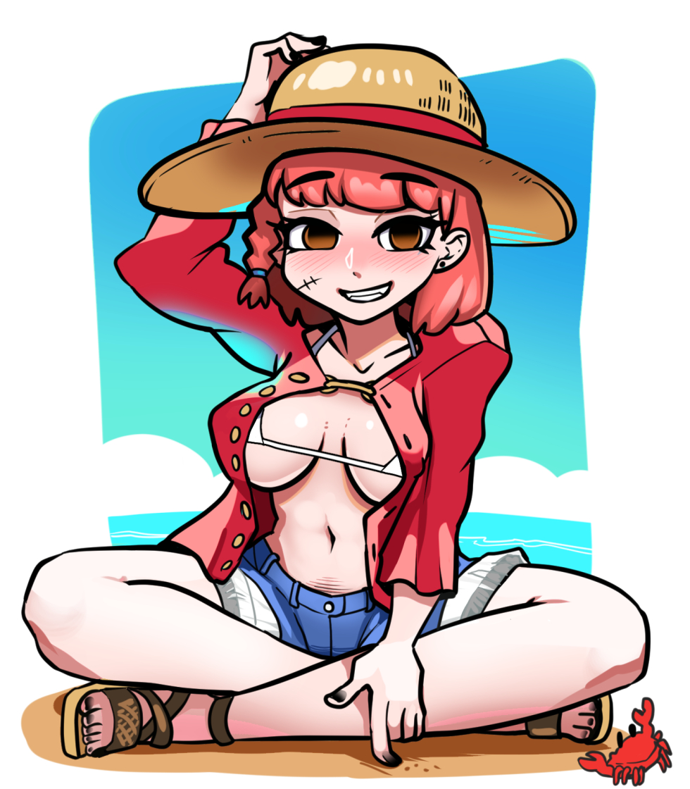 Yanisra_b's tweet photo. Monkey B Yany 
Fanart #ONEPIECE  Cosplay https://t.co/WlLlqSnbLL