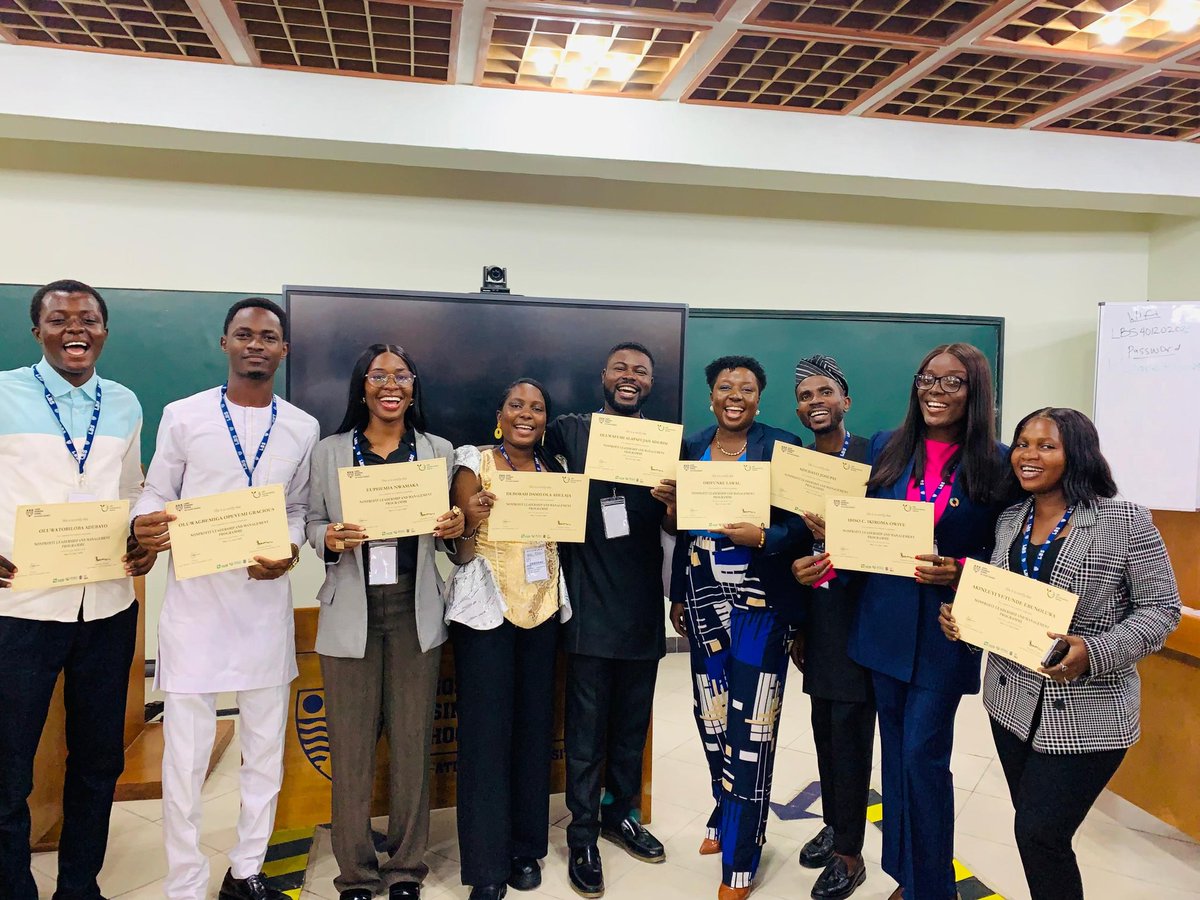 Certified and Equipped for Nonprofit Leadership!
Thank you Lagos Business School, Pan-Atlantic University for putting together such a transformational programme for young enterprising leaders &amp; to Ford Foundation for the support. Read linkedin.com/posts/ibiso-ik…