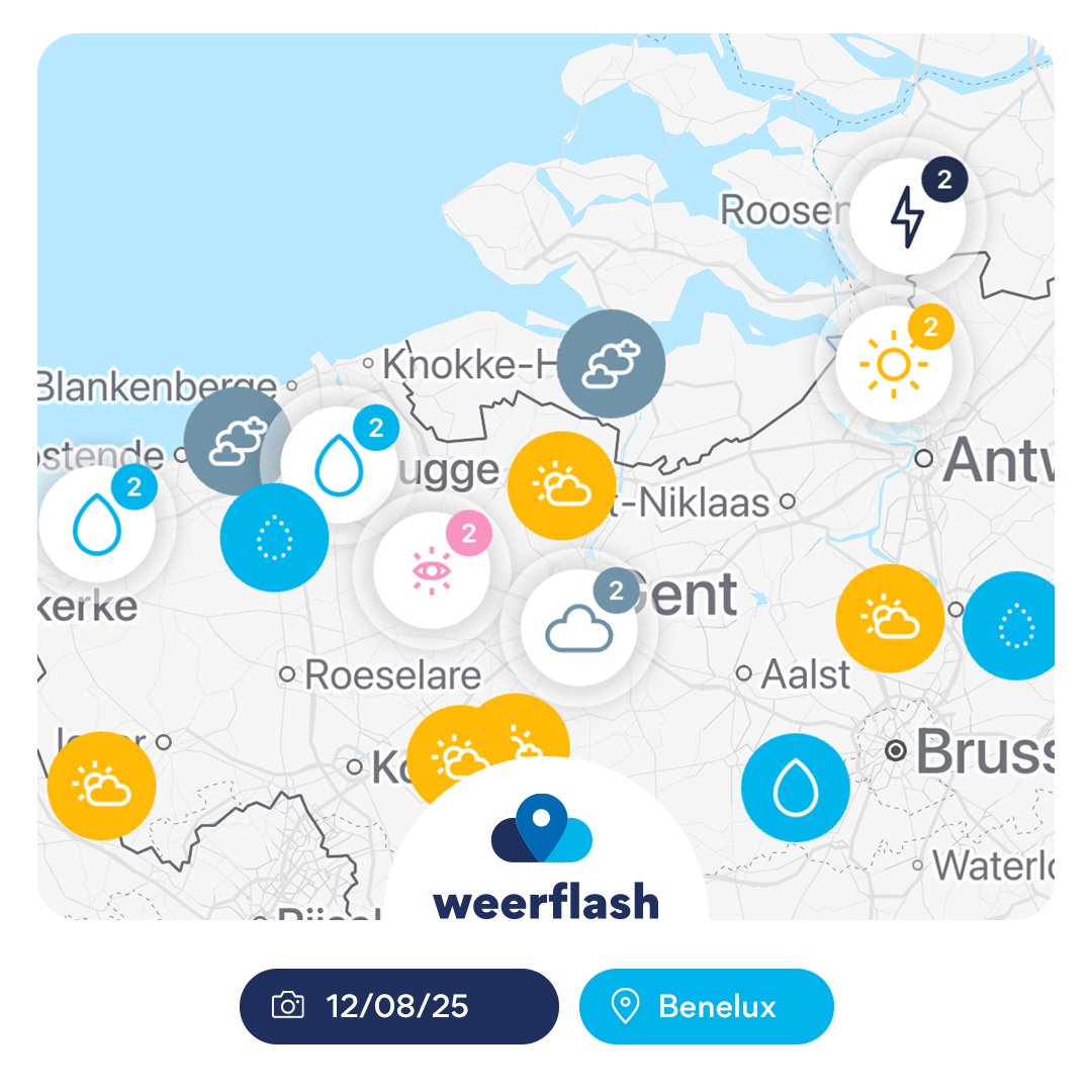 Heerlijke reactie van 1 van onze gebruikers van Weerflash! 😍 "Ik kreeg een melding van Weerflash of ik een onweersmelding wilde bevestigen. Ik dacht “huh, onweer?” En op dat moment…. ⚡️⚡️⚡️". Bedankt Marian Louise Swanenburg Groot! #onweer #meteo #weerflash