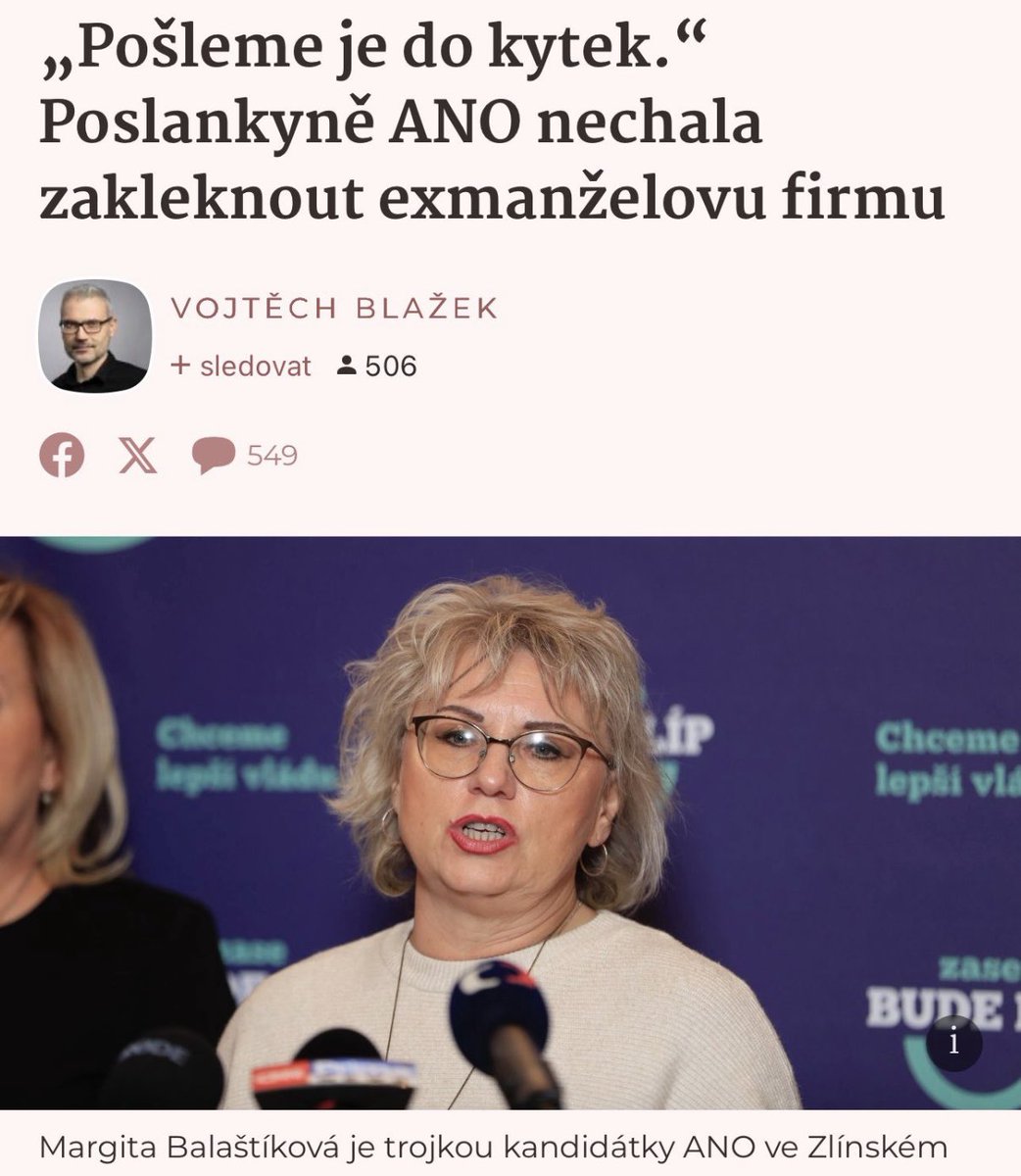 Málokdy je samotný článek strašlivější než titulek. Tohle je ten případ. Dejte si. 

Opojení mocí, zneužívání funkce, ale i využívání slabosti úředníků. Margit Balaštíková <a href="/balamargo/">Margita Balaštíková</a> sází perly.

V zásadě jsem poznal dva typy politiků. 
- jedni ji berou jako službu. Výhra ve
