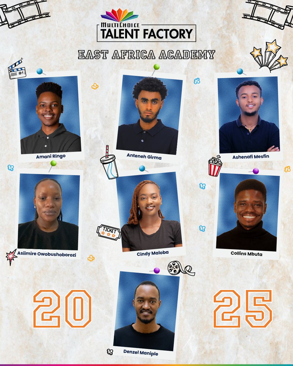 Talent Factory (@mctalentfactory) on Twitter photo Introducing the next generation of storytellers:  the MultiChoice Talent Factory East Africa class of 2025! 🎬🧡
This brilliant class is ready to tell bold African stories with heart and culture. They're learning the craft and shaping the future of film in the region and beyond. Introducing the next generation of storytellers:  the MultiChoice Talent Factory East Africa class of 2025! 🎬🧡
This brilliant class is ready to tell bold African stories with heart and culture. They're learning the craft and shaping the future of film in the region and beyond.