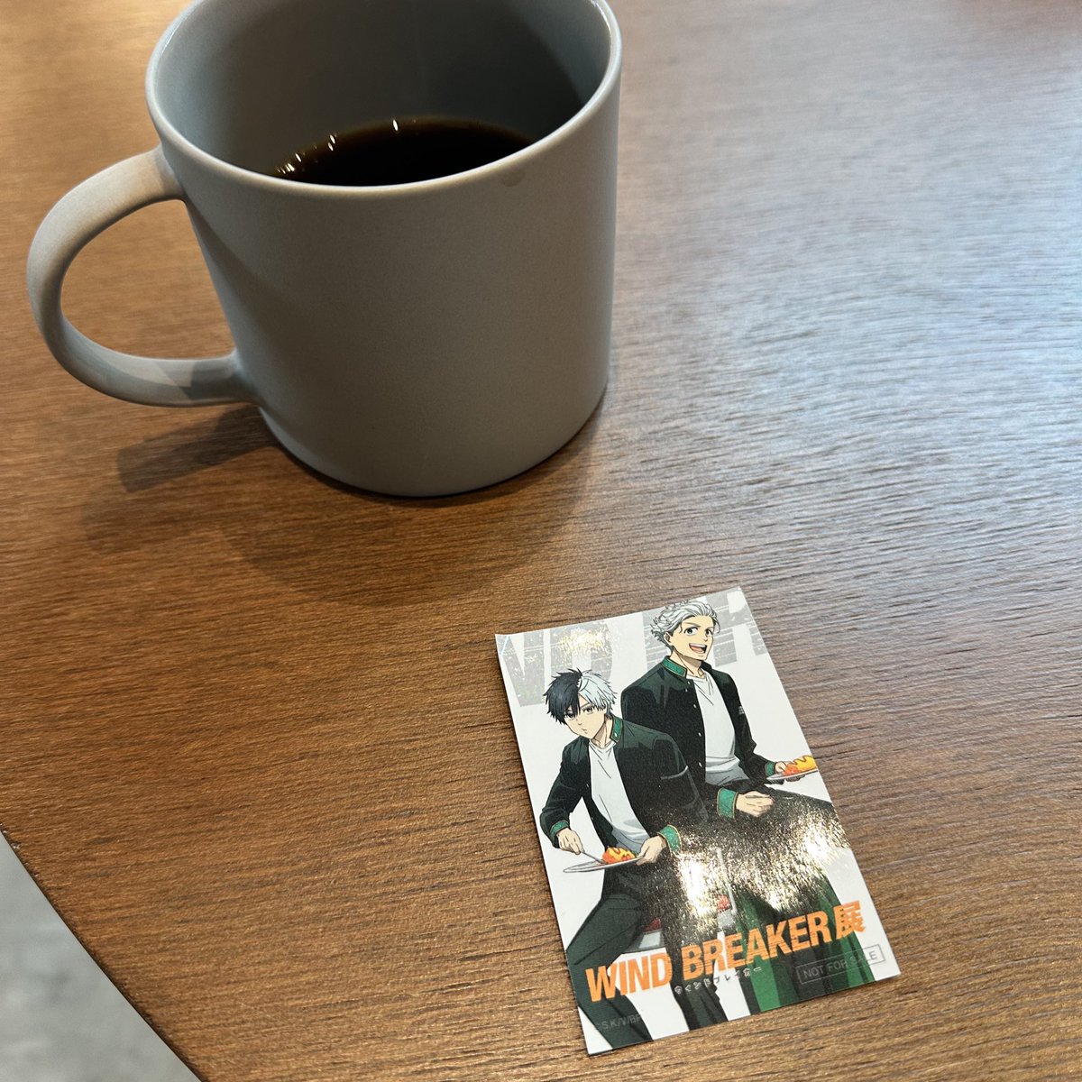 福岡帰ってきたタイミングで行けてうれしー！！図録も買ったから、またゆっくり見るの楽しみ。 #WINDBREAKER展