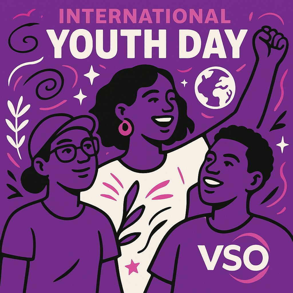 🌍✨ #InternationalYouthDay ✨🌍
When young people are empowered; regardless of gender, ability, or background communities thrive. 💪🏽🌱
At VSO, we champion youth-led action in health, education &amp; livelihoods so they can lead change now. 🌟
#YouthLeadKe #PowerOfYouth #VSO